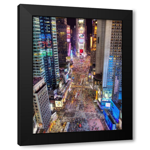 Renaissance Black Modern Wood Framed Art Print with Double Matting by Terrible, Aurelien