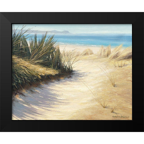 Pathway to the Beach Black Modern Wood Framed Art Print by Atkinson, Caroline