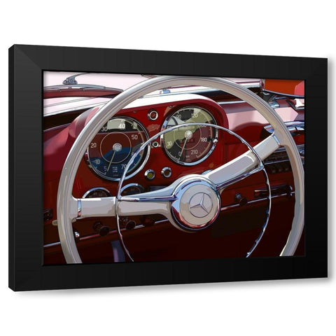 190 SL Black Modern Wood Framed Art Print with Double Matting by Strapelias - PR, Pierre