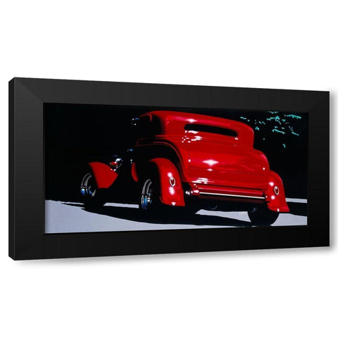 Shadow Black Modern Wood Framed Art Print by Tempier, Guy