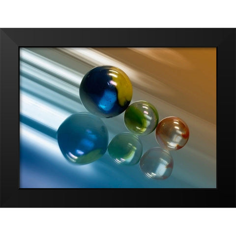 Speed Black Modern Wood Framed Art Print by Steger, Uwe