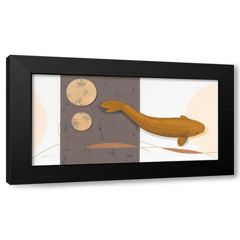 Chaggy Black Modern Wood Framed Art Print by Gruhn, Nicole