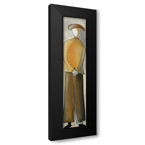 Golfer I Black Modern Wood Framed Art Print by Arns-Muller, Monika
