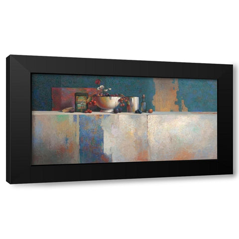 No Title V Black Modern Wood Framed Art Print by Dijkstra, Evert