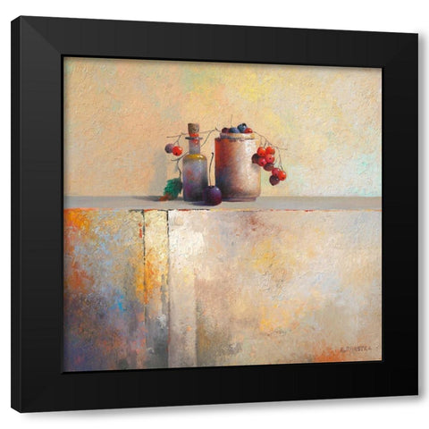 No Title I Black Modern Wood Framed Art Print by Dijkstra, Evert