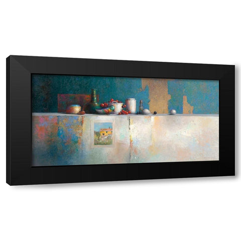 No Title III Black Modern Wood Framed Art Print by Dijkstra, Evert