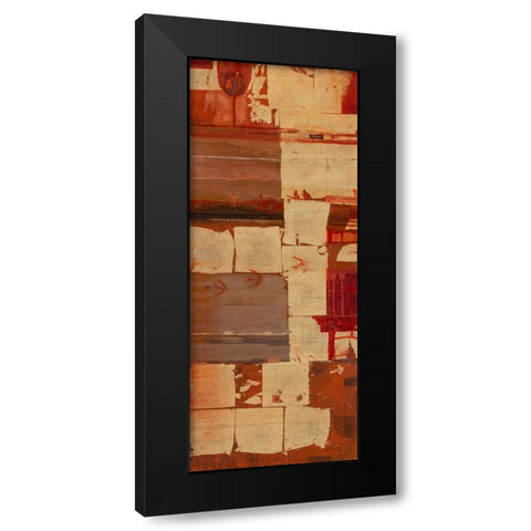 Lark Black Modern Wood Framed Art Print with Double Matting by Richter-Armgart, Rose