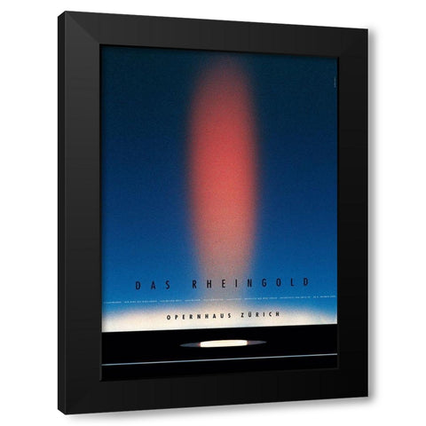 Das Rheingold Black Modern Wood Framed Art Print by Geissbuhler, K. Domenic