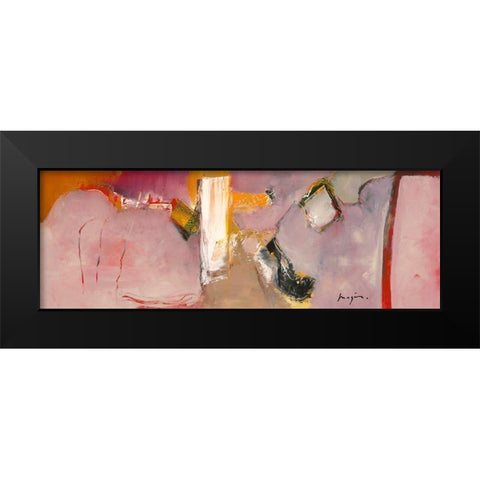 Variations abstraites XXIII Black Modern Wood Framed Art Print by Magis, Pascal