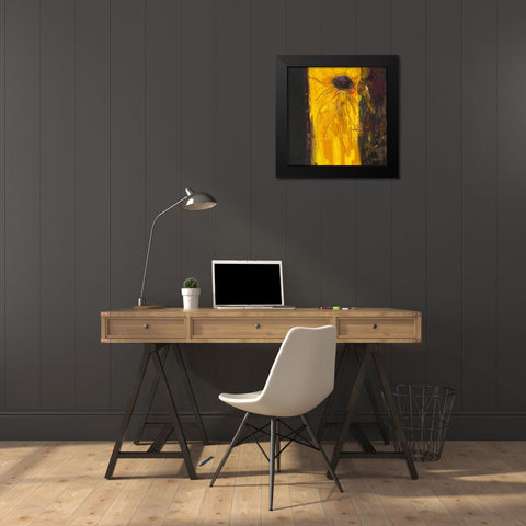 Velours et carnaval Black Modern Wood Framed Art Print by Naudin, Genevieve