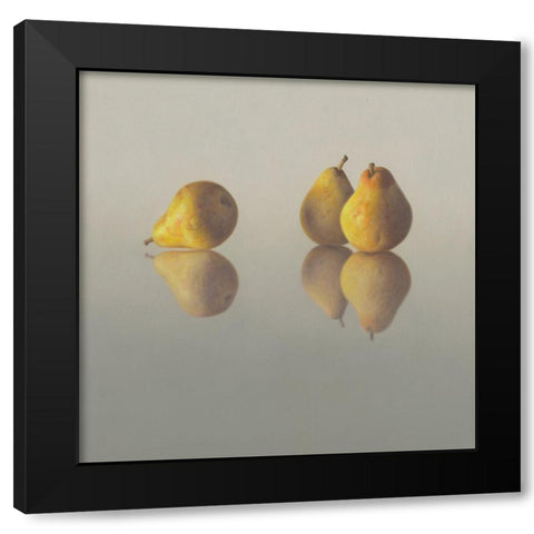 IIDK1259 Black Modern Wood Framed Art Print with Double Matting by Delaer