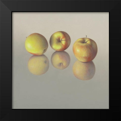IIDK1258 Black Modern Wood Framed Art Print by Delaer