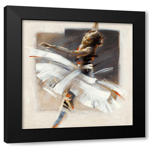 There s something in the Air Black Modern Wood Framed Art Print with Double Matting by Meijering, Kitty