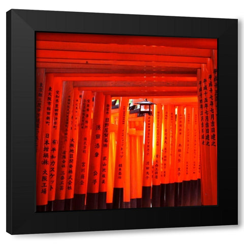 Kyoto I Black Modern Wood Framed Art Print by Weber, Matthias