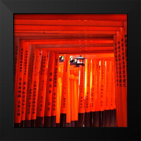 Kyoto I Black Modern Wood Framed Art Print by Weber, Matthias