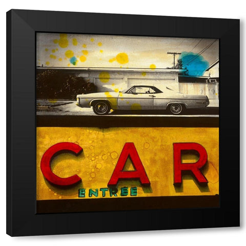 Car-Entree Black Modern Wood Framed Art Print with Double Matting by Olukman, Ayline