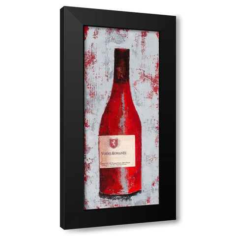 Bourgogne I Black Modern Wood Framed Art Print with Double Matting by Persillon, Francoise