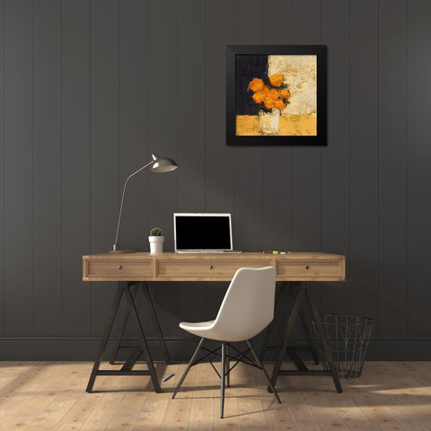 Tendresse Black Modern Wood Framed Art Print by Persillon, Francoise