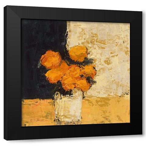 Tendresse Black Modern Wood Framed Art Print by Persillon, Francoise
