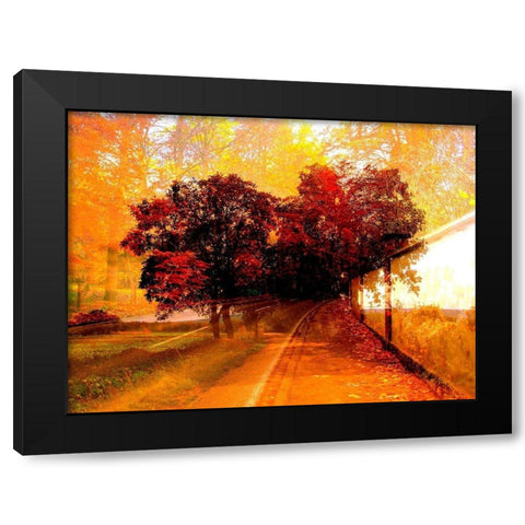Sehendes Kind Black Modern Wood Framed Art Print with Double Matting by Stadtmuller, Sylvia