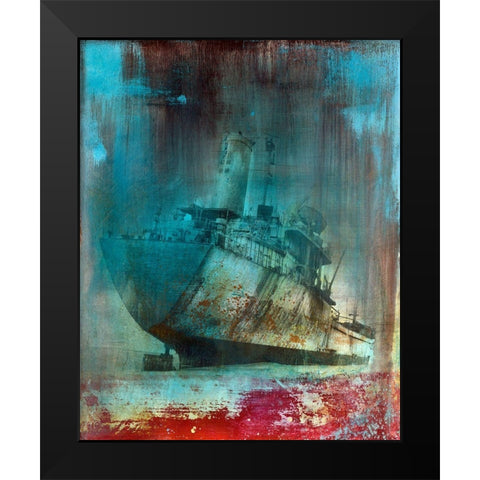 Malika I Black Modern Wood Framed Art Print by Streicher, Tibo