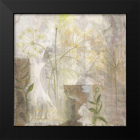 Toile et coton Black Modern Wood Framed Art Print by Naudin, Genevieve