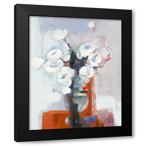 Anemones I Black Modern Wood Framed Art Print by Parise, Chantal