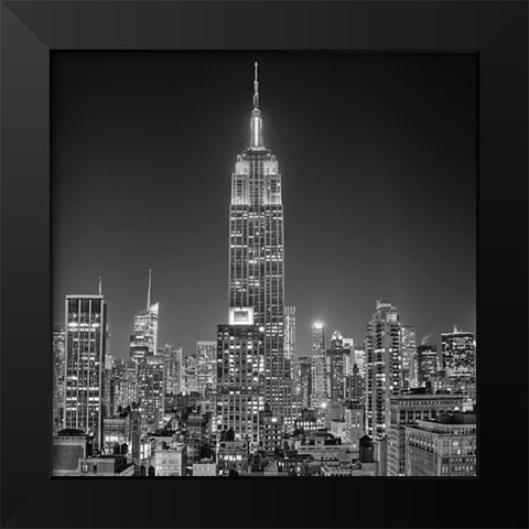 230 5th Avenue Black Modern Wood Framed Art Print by Terrible, Aurelien