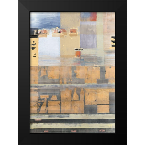 Under the Bordwalk Black Modern Wood Framed Art Print by Richter-Armgart, Rose