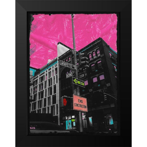 Lafayette Black Modern Wood Framed Art Print by Simonutti, Riccardo