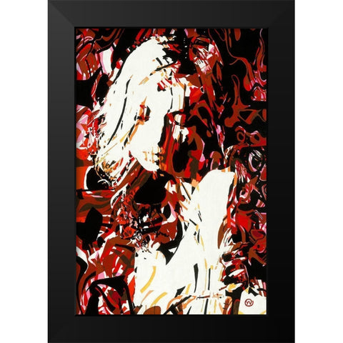 Angelique Black Modern Wood Framed Art Print by Vinet, Yannick