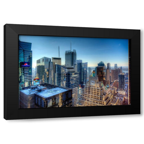 New Perspective Black Modern Wood Framed Art Print with Double Matting by Terrible, Aurelien