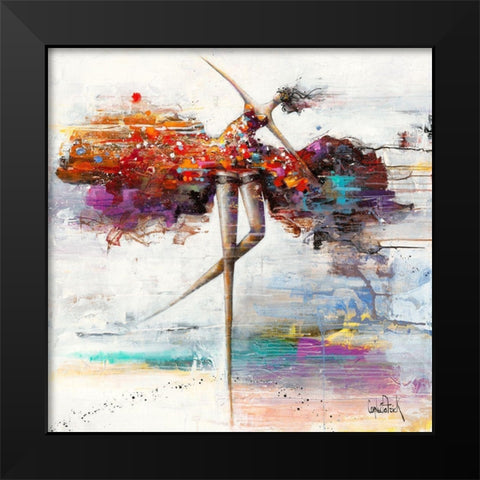 Pretty Woman Black Modern Wood Framed Art Print by Cornee, Patrick