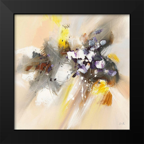Renouveau Black Modern Wood Framed Art Print by Ball, Veronique
