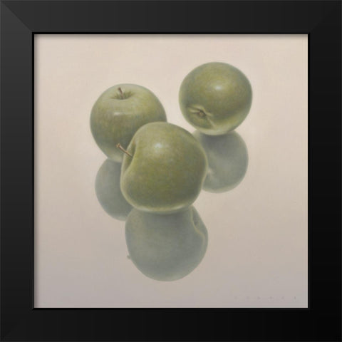 12DK1270 Black Modern Wood Framed Art Print by Delaer