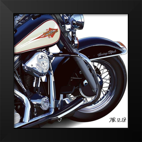 HD Detail Black Modern Wood Framed Art Print by Strapelias - PR, Pierre