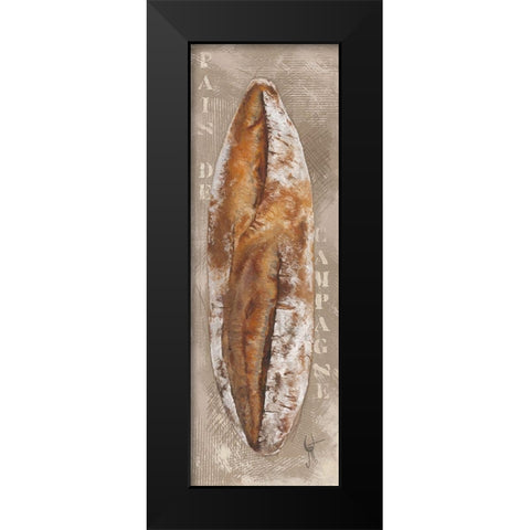 Pain de campagne Black Modern Wood Framed Art Print by Defontenay, Elodie