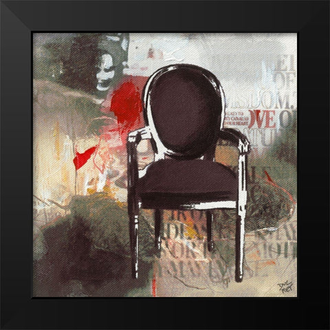 Salon III Black Modern Wood Framed Art Print by Ducret, Patrice