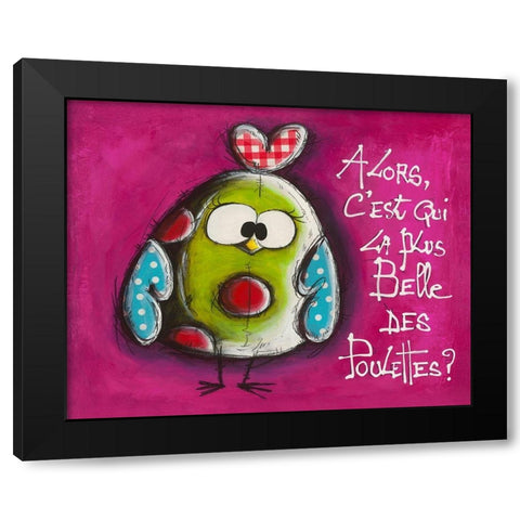 La plus belle ... Black Modern Wood Framed Art Print by Mougin, Carine