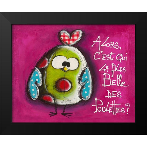 La plus belle ... Black Modern Wood Framed Art Print by Mougin, Carine