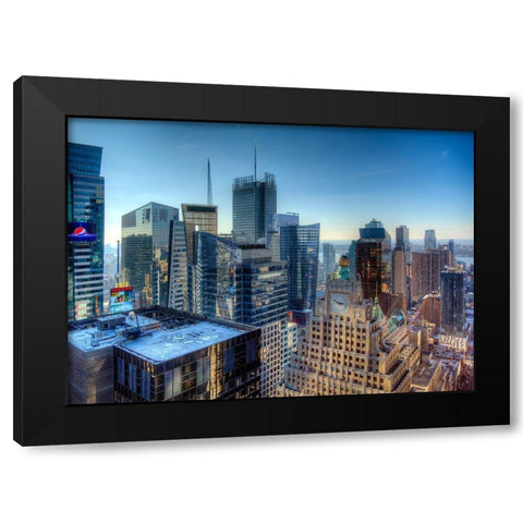 New Perspective Black Modern Wood Framed Art Print with Double Matting by Terrible, Aurelien