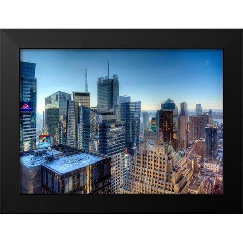 New Perspective Black Modern Wood Framed Art Print by Terrible, Aurelien