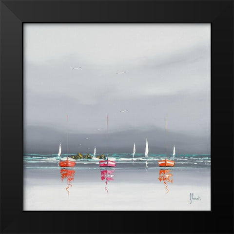 Avant l orage II Black Modern Wood Framed Art Print by Flanet, Frederic