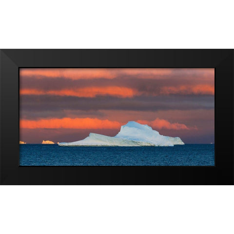 Nowhere is a Place Black Modern Wood Framed Art Print by Brommelhorster, Ulf