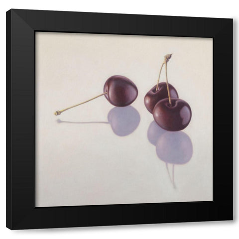 12DK1293 Black Modern Wood Framed Art Print with Double Matting by Delaer