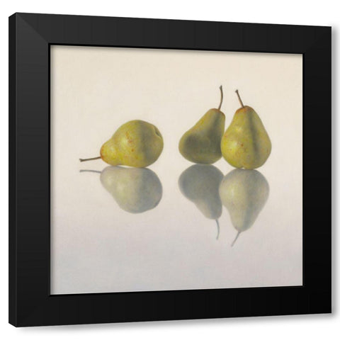 12DK1292 Black Modern Wood Framed Art Print with Double Matting by Delaer
