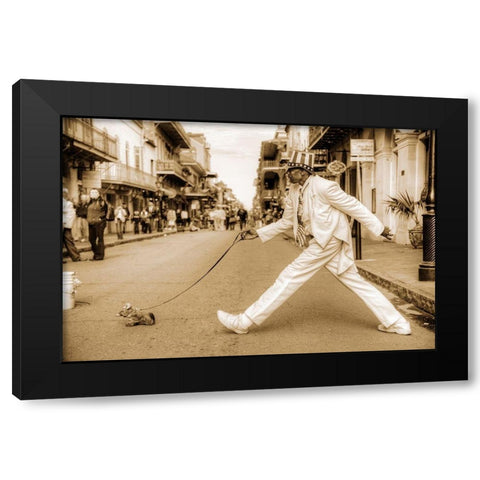 New Orlean s Show Black Modern Wood Framed Art Print with Double Matting by Terrible, Aurelien
