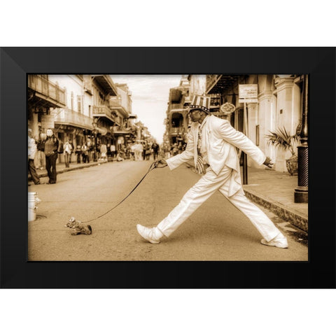 New Orlean s Show Black Modern Wood Framed Art Print by Terrible, Aurelien