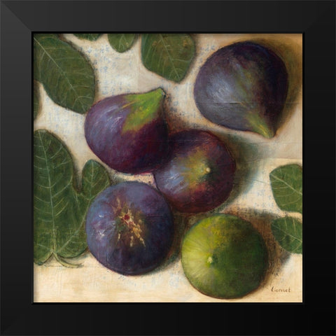Figues Black Modern Wood Framed Art Print by Lionnet, Pascal