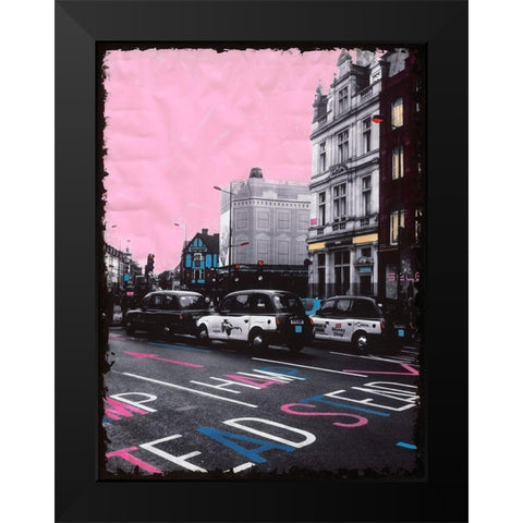 Hamp Stead Ways Black Modern Wood Framed Art Print by Simonutti, Riccardo